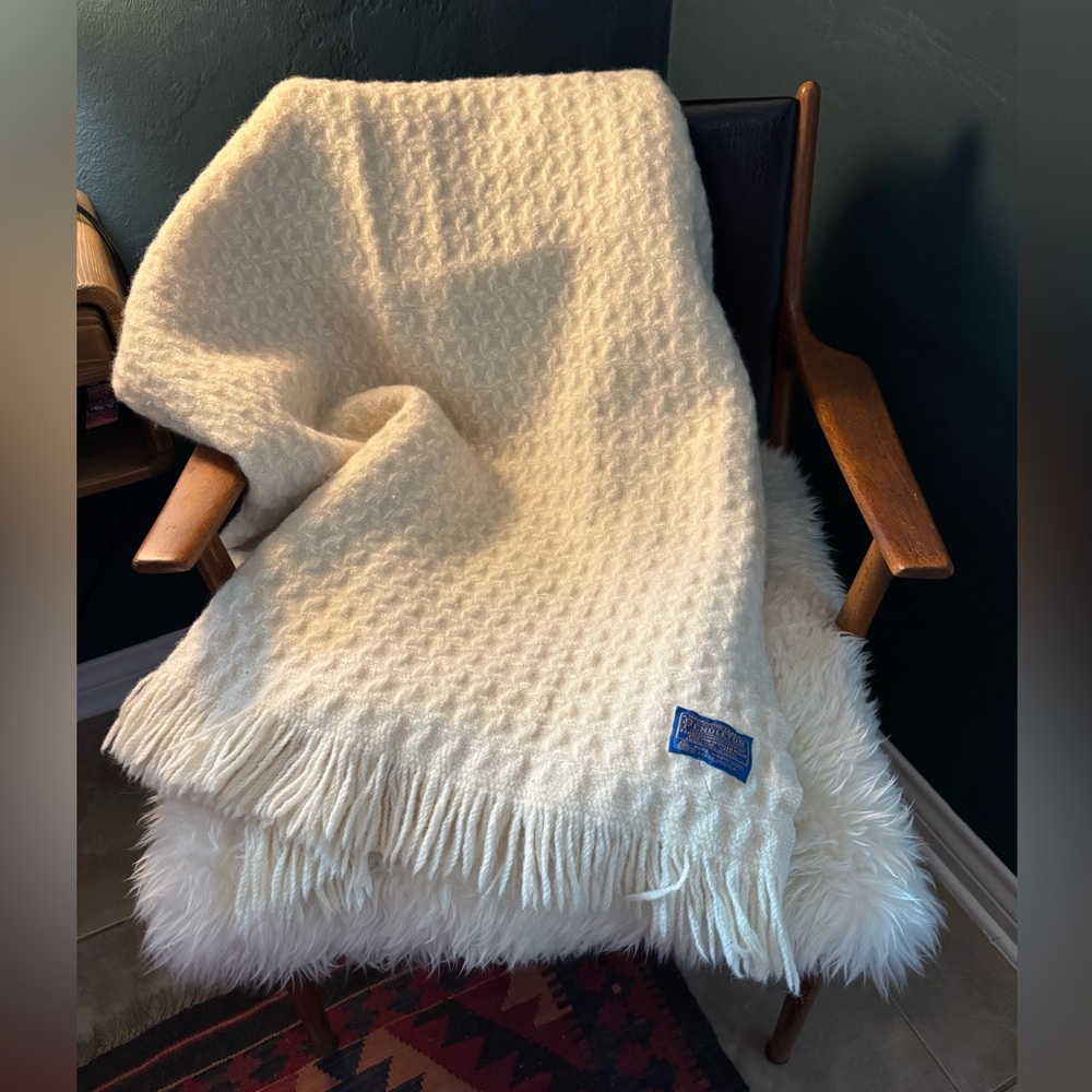 Vintage Pendleton virgin wool throw